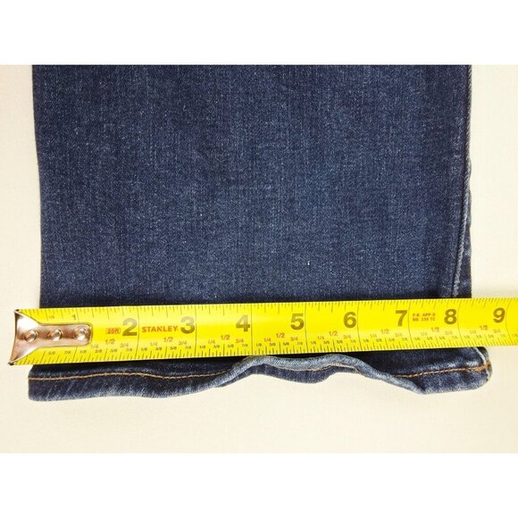 American Eagle Outfitters Size 10 Regular Womens 31" Inseam Kick Boot Logo Jeans - Picture 5 of 13